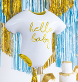 Folieballon baby romper 'Hello Baby'