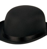 Bolhoed Benny satijn zwart