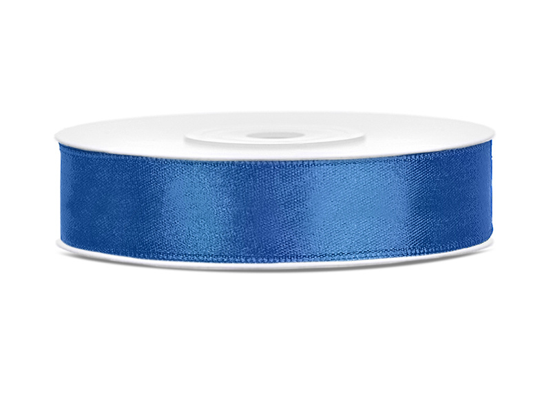 Satijnlint Royal Blauw 12mm/25m afbeelding
