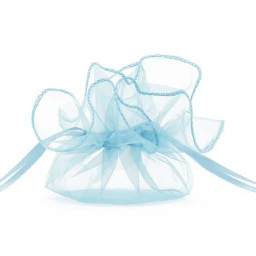 Organza zakjes Lichtblauw 26cm (20st)