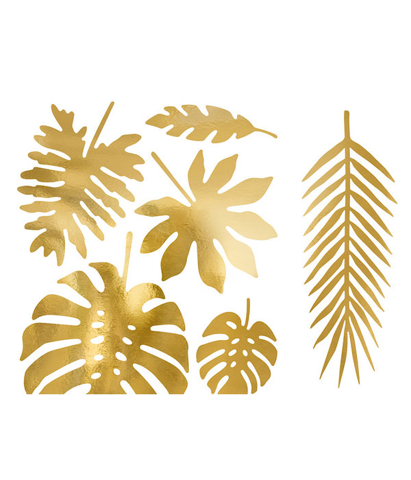 Tropische Decoratie Bladeren Goud