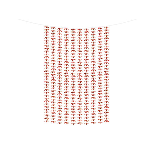 Backdrop Bloemen Rosegoud 100x210cm