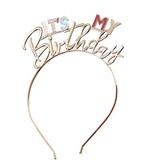 Diadeem It's my Birthday Pastel & Gold