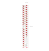 Kadopapier Candy Rood/Wit 70x200 cm