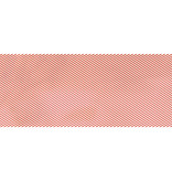 Kadopapier Candy Rood/Wit 70x200 cm