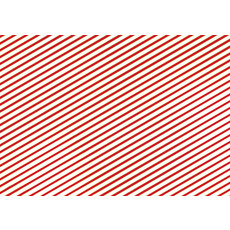 Kadopapier Candy Rood/Wit 70x200 cm