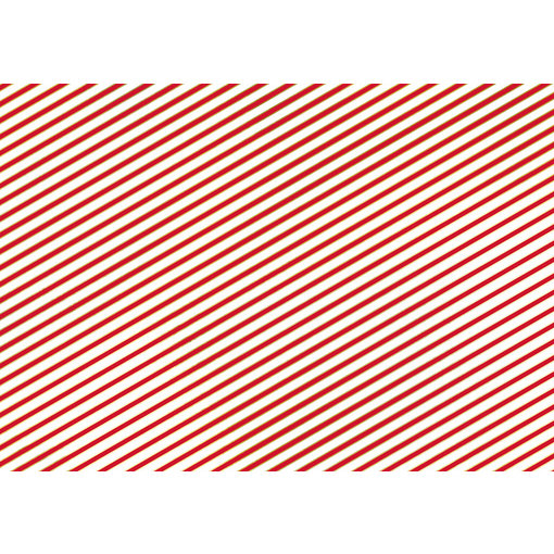Kadopapier Candy Rood/Wit 70x200 cm