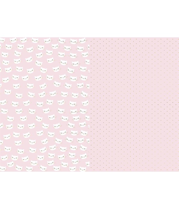 Set 2 rollen Inpakpapier Cat Bibi