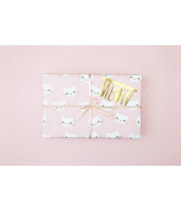 Set 2 rollen Inpakpapier Cat Bibi