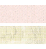 Set 2 rollen Cadeaupapier Gold/Pink Mix