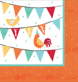 Servetten Boerderij Barnyard (16st)