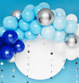 Ballonboog Kit Blauw/Zilver 200cm