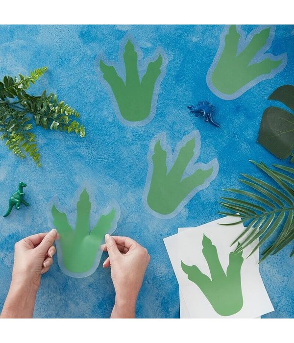 Dino Pootafdruk Stickers Roarsome (6st)