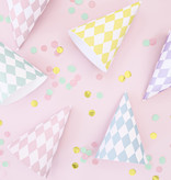 Partyhoedjes Pastel Print Mix (6st)