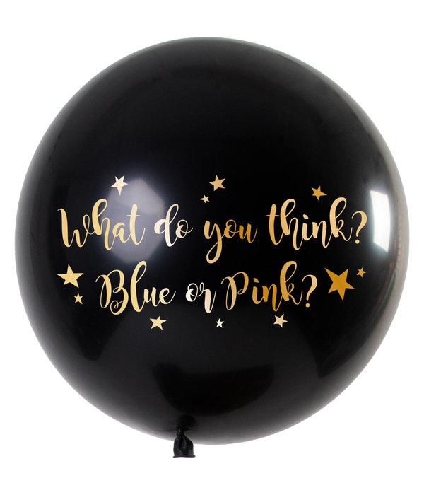 Gender Reveal Ballon Metallic Goud Boy (90cm)