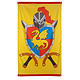 Riddervlag Geel/Rood Dragon (150x90cm)