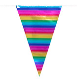 Vlaggenlijn Regenboog Metallic (10m)