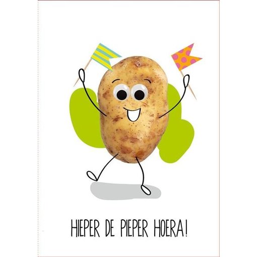 Verjaardagskaart 'Hieper de Pieper Hoera'