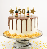 Taartkaarsjes Set 50 Jaar (6st)