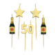 Taartkaarsjes Set 50 Jaar (6st)