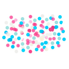 Confetti Roze, Blauw en Wit (15gr)
