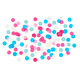 Confetti Roze, Blauw en Wit (15gr)