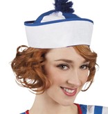 Cap Matroos blauw/wit