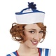 Cap Matroos blauw/wit