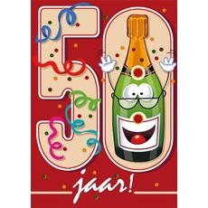 Felicitatiekaart Hoera 50 Jaar