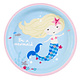 Feestbordjes 'Be A Mermaid' Blauw (8st)