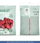 Metallic Ballonnen Lichtrood Premium Organic (100st)