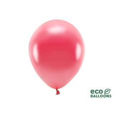 Metallic Ballonnen Lichtrood Premium Organic (100st)