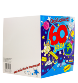 Wenskaart 'Gefeliciteerd 60 jaar'