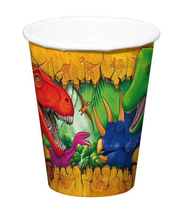 Feestbekers Dinosaurus (6st)