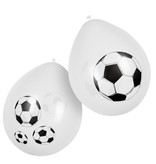 Voetbal Ballonnen 25cm (6st)