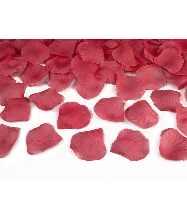Confetti Kanon Rozenblaadjes diep rood 40cm