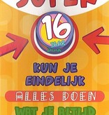 Wenskaart 16 jaar 'kun je eindelijk alles doen'