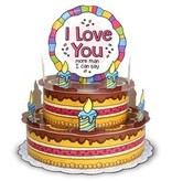 3D Wenstaart I Love You