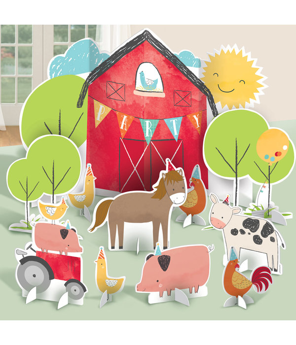 Tafeldecoratie Boerderij Happy Farm (11st)