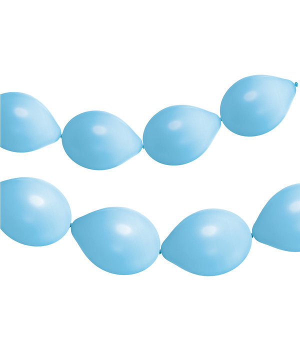 Knoopballonnen Babyblauw (3m)