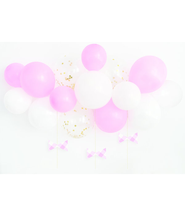Ballonnenboog Set Roze (15st)