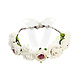 Haarband Bloemen Wit
