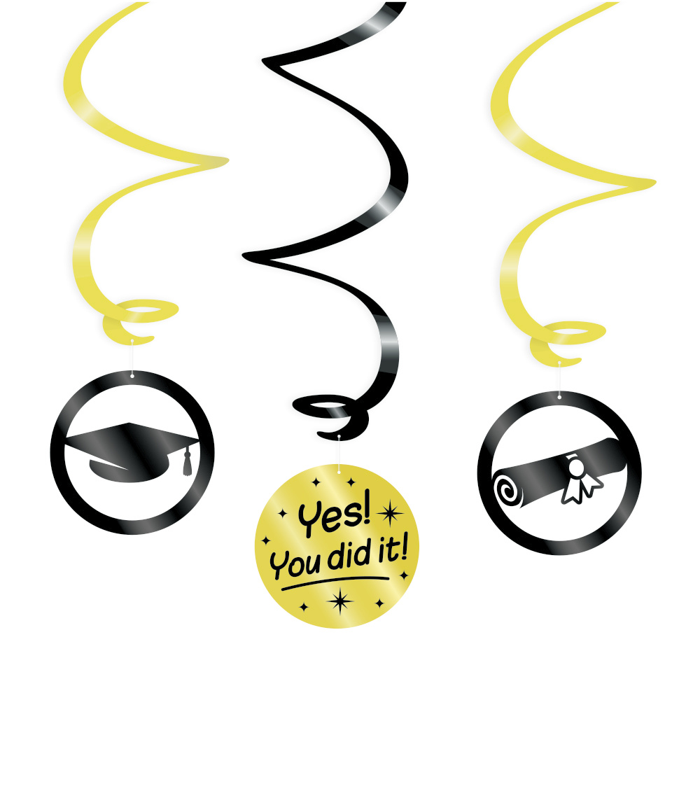 Swirl Decoratie - Yes You did it! afbeelding