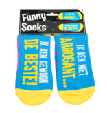 Funny Sokken 'Ik ben niet arrogant'