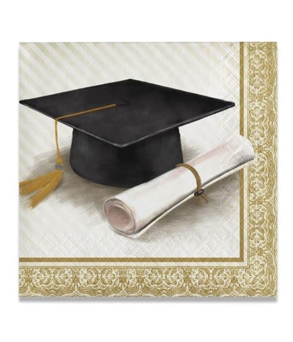 Feestservetten Geslaagd Classic (16st)