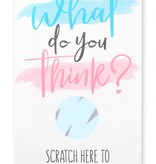 Kraskaart Gender Reveal Boy - 10st