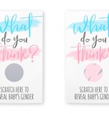 Kraskaart Gender Reveal Girl - 10st
