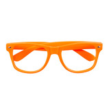Neon Oranje Feestbril