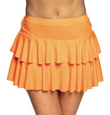 Minirokje Ruffles Oranje