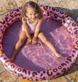Kinderzwembad Panterprint Rose Goud (100cm)